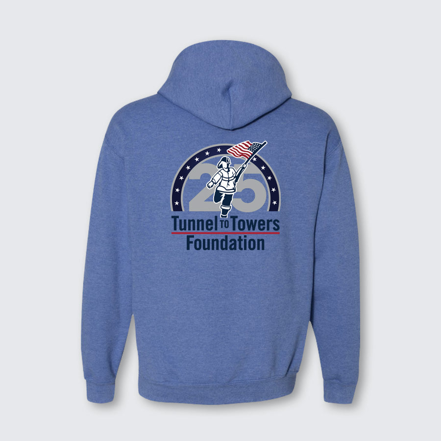 T2T 25th Anniversary Hoodie (Heather Royal Blue)