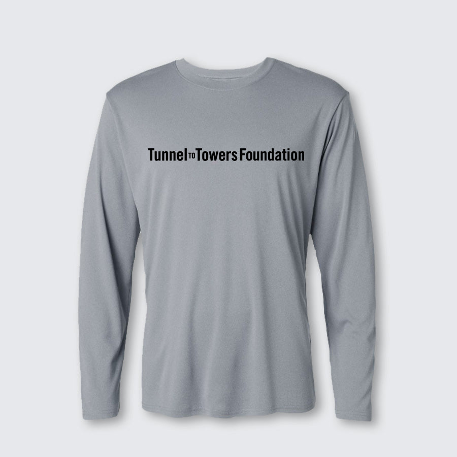 T2T 25th Anniversary Long Sleeve Performance Tee - Unisex (Heather Steel)