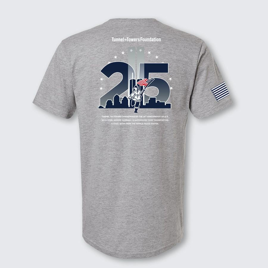 T2T 25th Anniversary Steel Across America – Unisex (Sport Grey) RESTOCK COMING SOON!