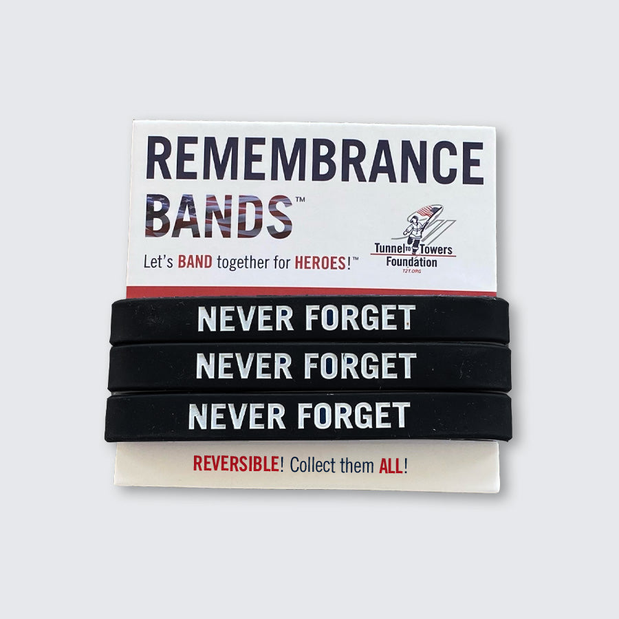 Remembrance Bands™ - Bravest Black - Set of 3