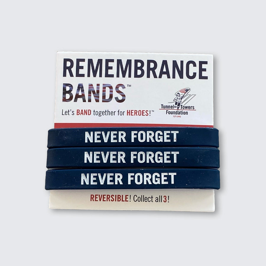 Remembrance Bands™ - Law Enforcement Blue - Set of 3
