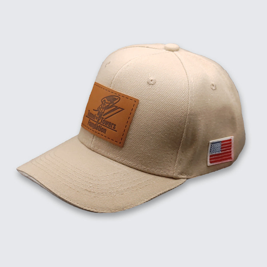 T2T Leather Patch Hat (Khaki)