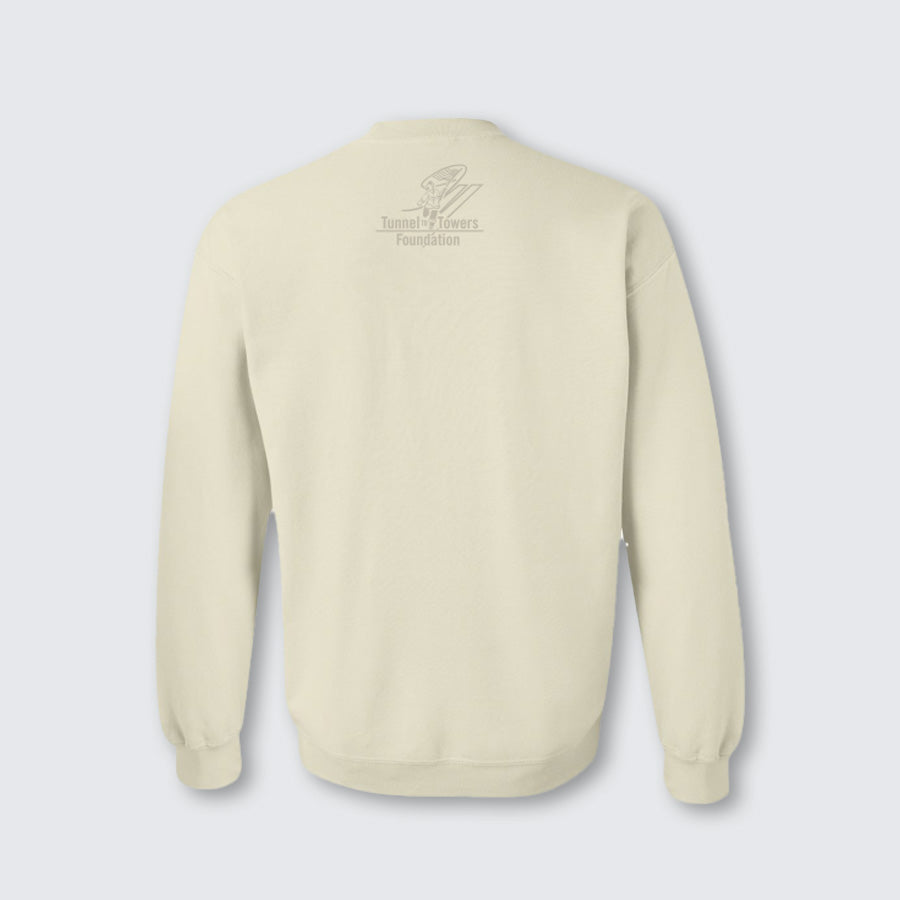 T2T Embroidered Lounge Essentials Sweatshirt – Unisex (Sand)