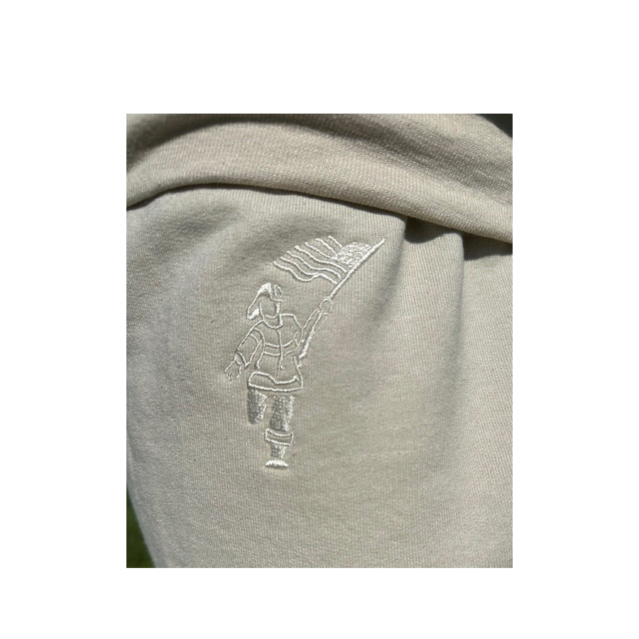 T2T Embroidered Lounge Essentials Sweatpants – Unisex (Sand)