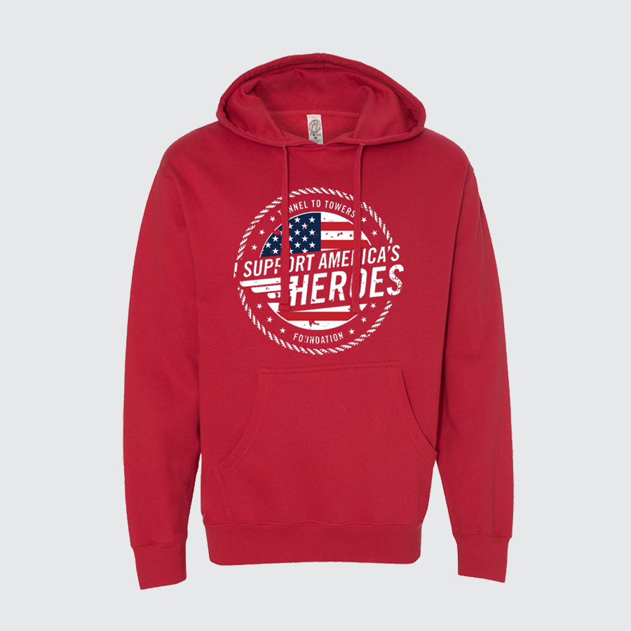 T2T Heroes Hoodie – Unisex (Red) CLEARANCE