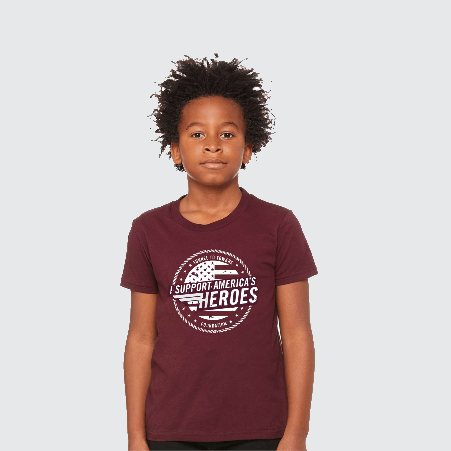 T2T Heroes Tee - YOUTH (Maroon) CLEARANCE!