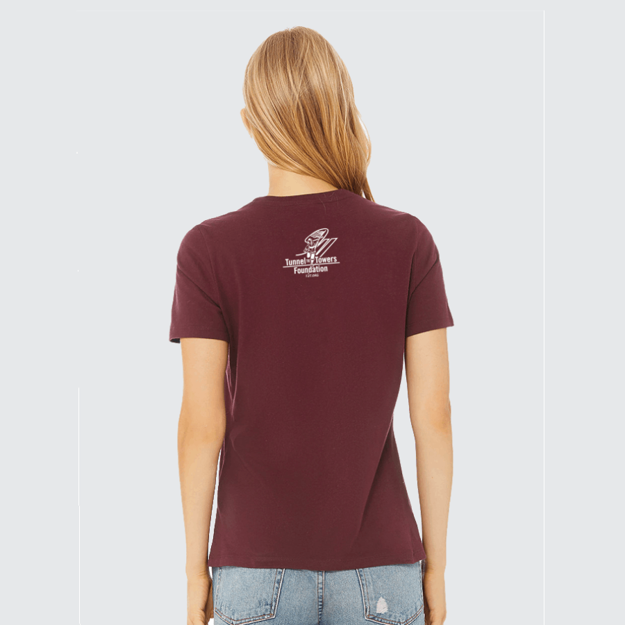 T2T HEROES TEE – Women (Maroon) CLEARANCE