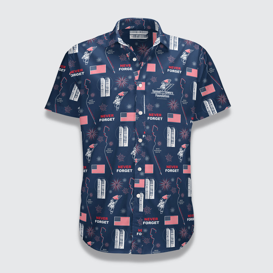 Button Down Shirt (featuring NYC 5K Run/Walk Route) - CLEARANCE