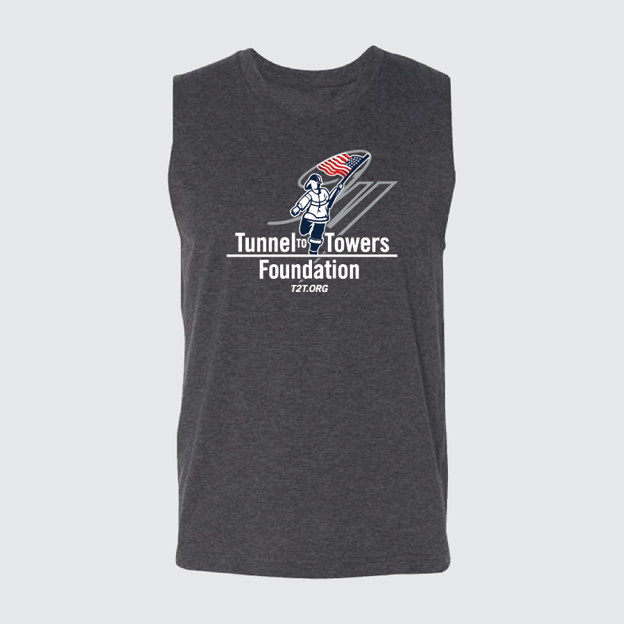 T2T Men's Muscle Tank (Dark Grey Heather) CLEARANCE